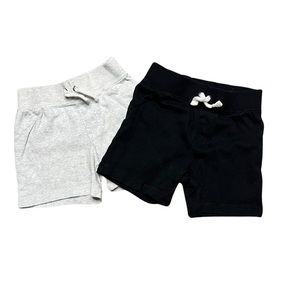 2-pack Cotton Shorts -18M